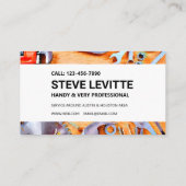 Handyman名刺 – 建築ツール 名刺 (裏面)