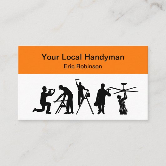 Handyman最高の Business Card 名刺 (正面)