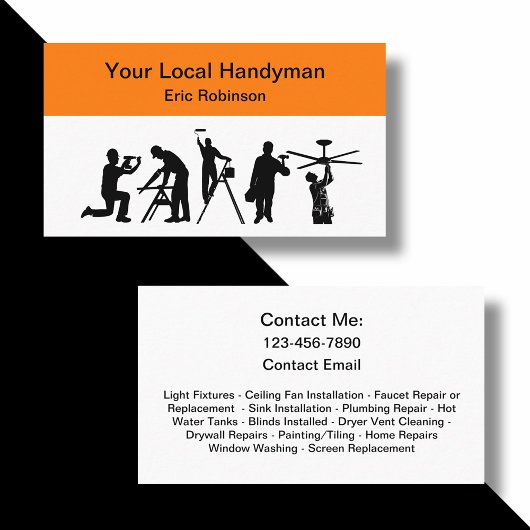Handyman最高の Business Card 名刺