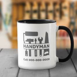 Handyman – ハードウェアツールモノグラム マグカップ