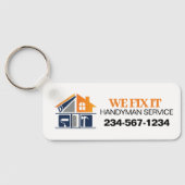 Handyman 広告 Serviceの キーホルダー (裏面)