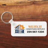Handyman 広告 Serviceの キーホルダー (裏面)