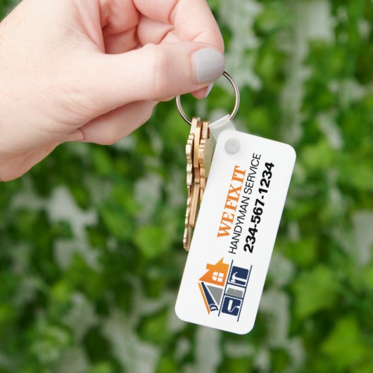 Handyman 広告 Serviceの キーホルダー (手)