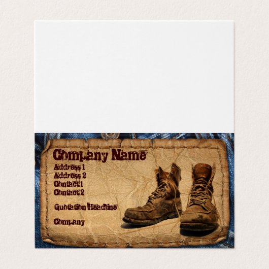 Handyman、建築、Maintenace Worker Business 名刺 (外部フラット)