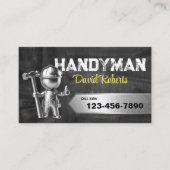 Handyman 3D Worker Repair & Maintenance Service 名刺 (正面)