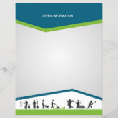 Handyman and home maintenance flyer チラシ (裏面)