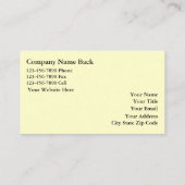 Handyman Business Card 名刺 (裏面)