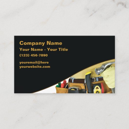 Handyman Business Card 名刺 (正面)