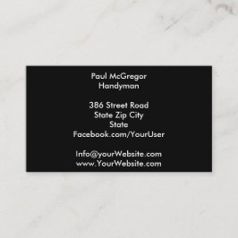 Handyman Business Card 名刺