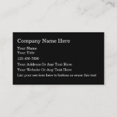 Handyman Business Card 名刺 (裏面)