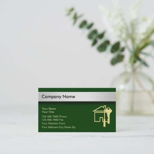 Handyman Business Card 名刺 (スタンド正面)