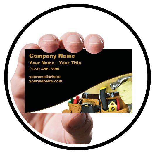 Handyman Business Card 名刺