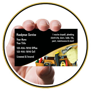 Handyman Business Card 名刺