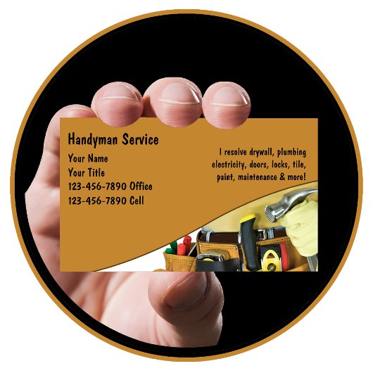 Handyman Business Card 名刺