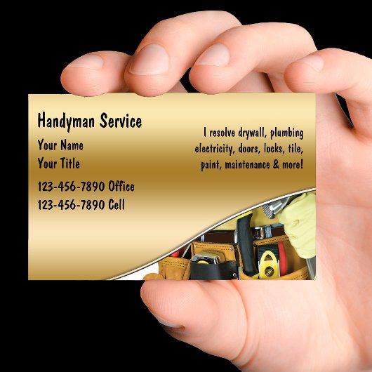 Handyman Business Card 名刺