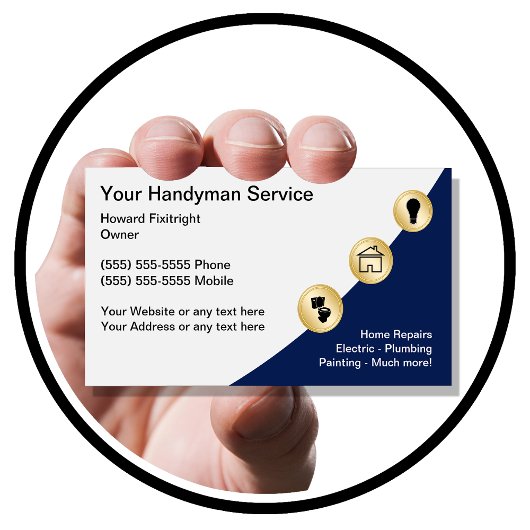 Handyman Business Card 名刺