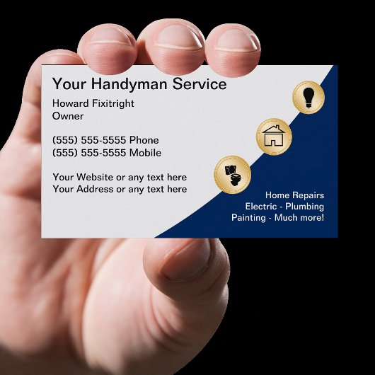 Handyman Business Card 名刺
