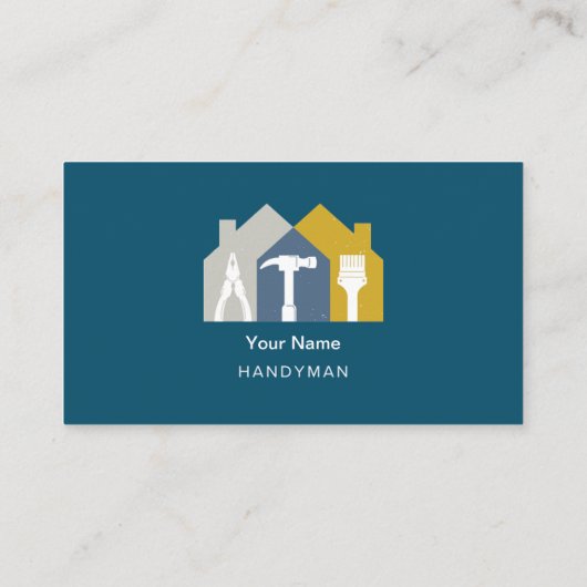 Handyman Business Card 名刺 (裏面)