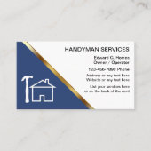 Handyman Business Card 名刺 (正面)