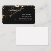 Handyman Business Card editable 名刺 (正面/裏面)