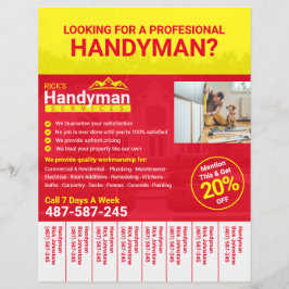 Handyman Business Flyer – ホームビジネス チラシ