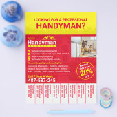 Handyman Business Flyer – ホームビジネス チラシ (シングル)