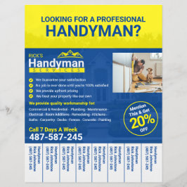 Handyman Business Flyer – ホームビジネス チラシ