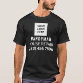 Handyman Business House修理会社サービス Tシャツ (正面)