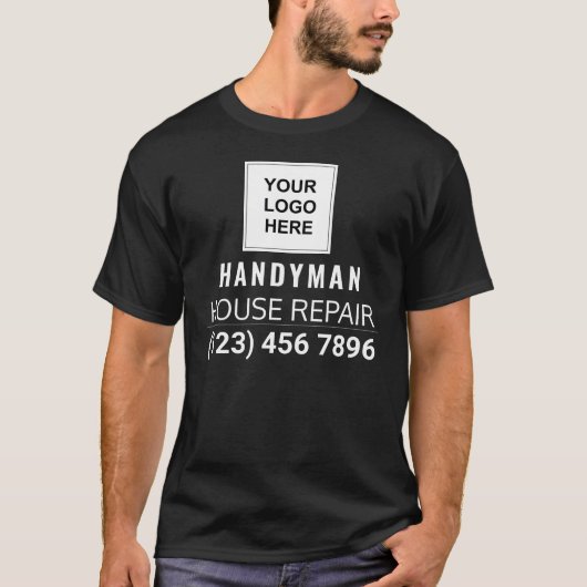 Handyman Business House修理会社サービス Tシャツ (正面)