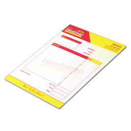 Handyman Business Invoice Pad - Home Business ノートパッド