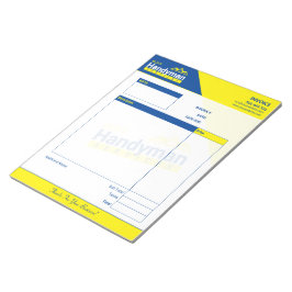 Handyman Business Invoice Pad - Home Business ノートパッド