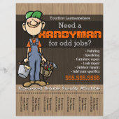 Handyman.Carpenter.PlumberPainter.Odd jobs チラシ (正面)
