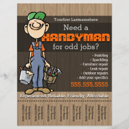 Handyman.Carpenter.PlumberPainter.Odd jobs チラシ