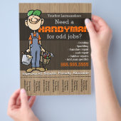 Handyman.Carpenter.PlumberPainter.Odd jobs チラシ (手)