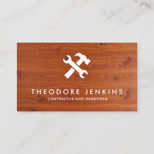 Handyman Carpenter Repair & Maintenance Service  名刺 (正面)