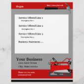 Handyman Carpenter Tool Box Flyer チラシ (正面)