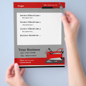 Handyman Carpenter Tool Box Flyer チラシ (手)