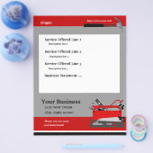 Handyman Carpenter Tool Box Flyer チラシ (シングル)