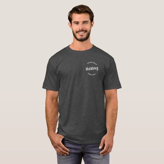 Handyman Carpentry名刺 Tシャツ (正面フル)