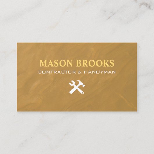 Handyman & Construction Branding 名刺 (正面)