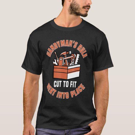 Handyman Fixer Repairman Handworker Builder Handyp Tシャツ (正面)