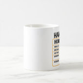 Handyman Gifts, Handyman Mug, Handyman Hourly Rate コーヒーマグカップ (中央)