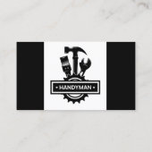 Handyman Handiman Repair Personメンテナンス 名刺 (裏面)