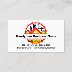 Handyman Handiman Repair Personメンテナンス 名刺