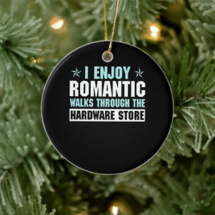 Handyman Hardware Store Toolsギフトおもしろいパパ セラミックオーナメント