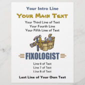 Handyman Home Improvement It Yourself Fixologis チラシ (正面)