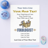 Handyman Home Improvement It Yourself Fixologis チラシ (シングル)