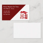Handyman Home Maintenance Business Card 名刺 (正面/裏面)