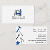 Handyman Home Maintenance & Repairサービス 名刺 (正面/裏面)