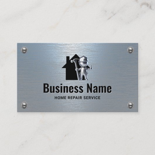 Handyman House Repair Maintenance Contractor 名刺 (正面)